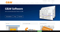 Desktop Screenshot of gw-software.de