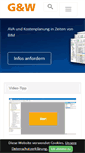 Mobile Screenshot of gw-software.de